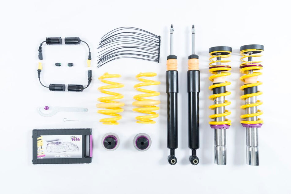 KW Gewindefahrwerk V1 InoX mit fester Dämpferkennung Audi A4 19