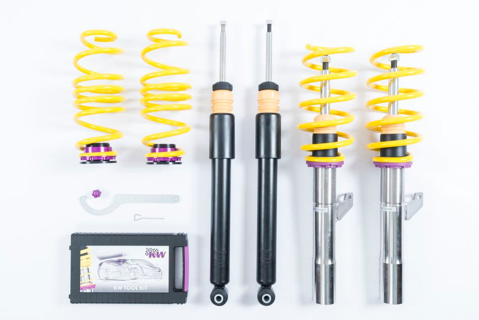 KW Gewindefahrwerk V1 InoX mit fester Dämpferkennung Audi Q2