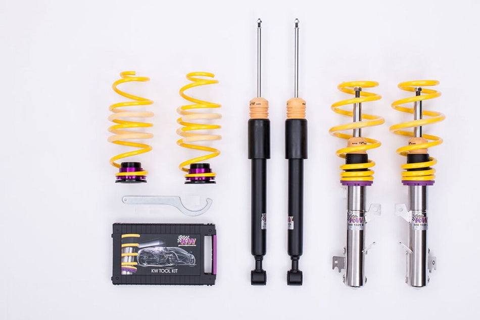 KW Gewindefahrwerk V1 InoX mit fester Dämpferkennung Opel Astra G 232