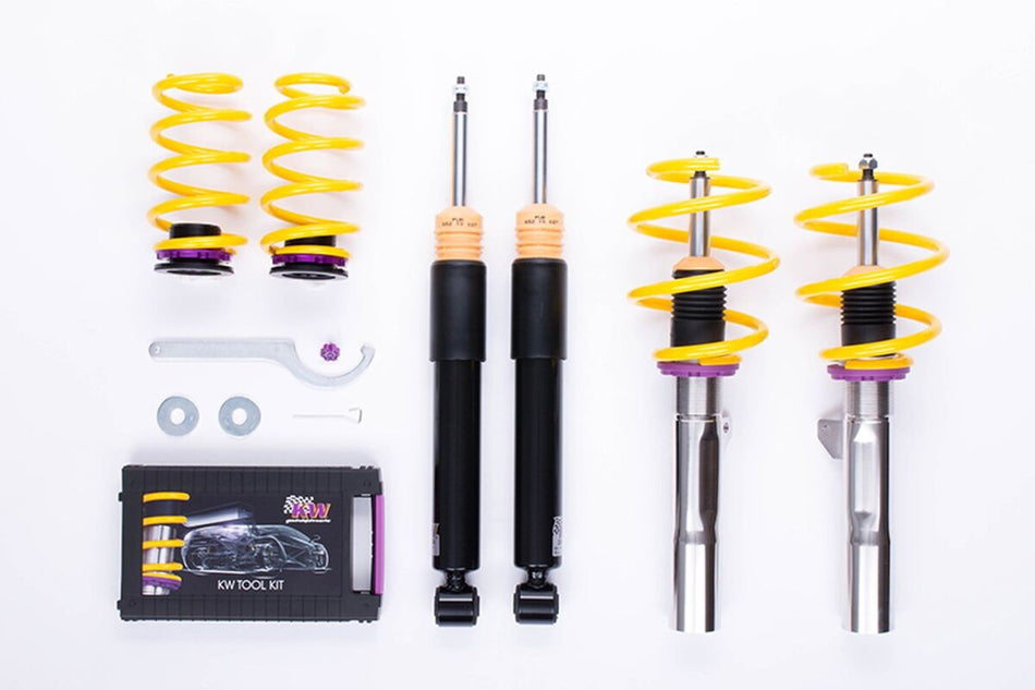 KW Gewindefahrwerk V2 Comfort mit einstellbarer Zugstufendämpfung VW Golf VII 2