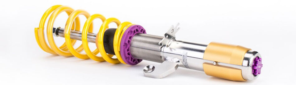 KW Gewindefahrwerk V3 InoX mit einstellbarer Druck- und Zug-stufendämpfung Audi A4 44