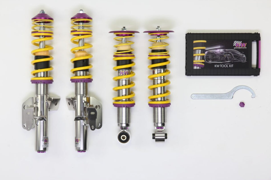 KW Gewindefahrwerk V3 InoX mit einstellbarer Druck- und Zug-stufendämpfung Toyota GT86 1