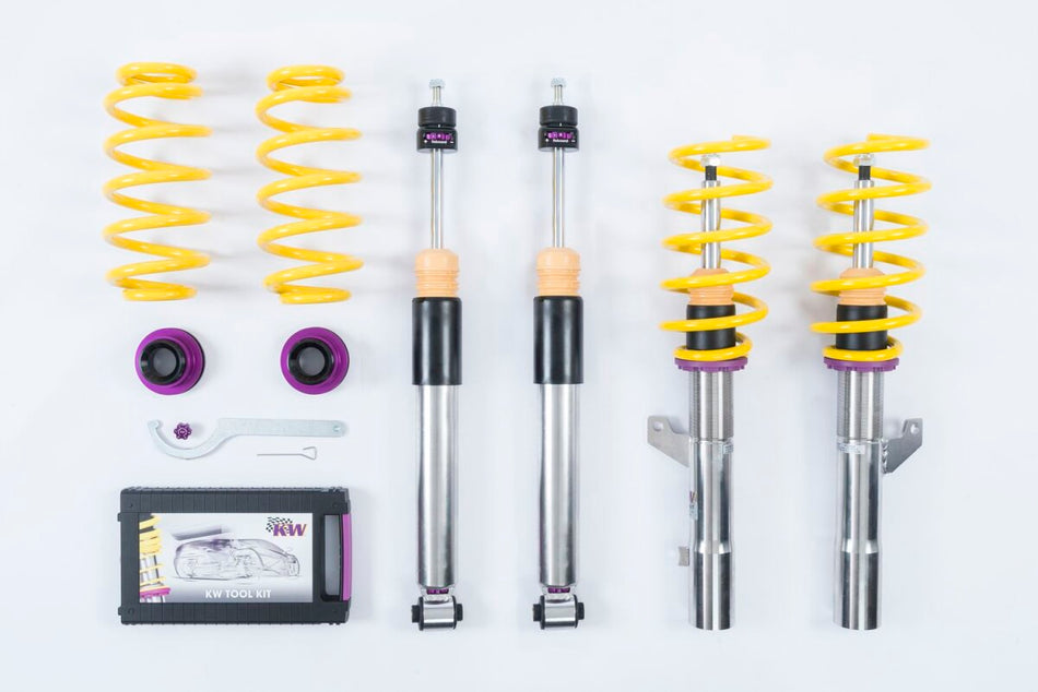 KW Gewindefahrwerk V3 InoX mit einstellbarer Druck- und Zug-stufendämpfung VW Arteon 1