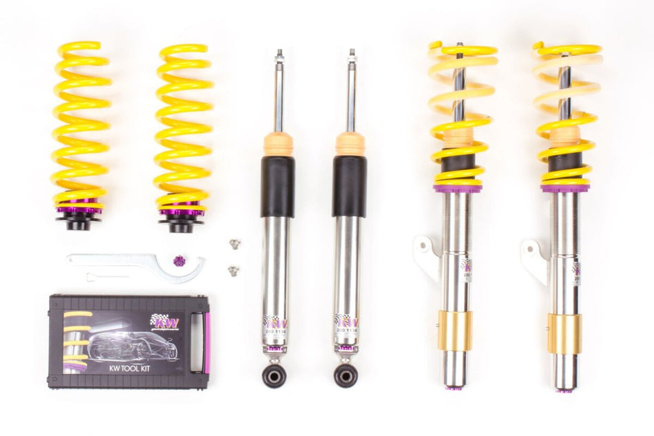 KW Gewindefahrwerk V3 InoX mit einstellbarer Druck- und Zug-stufendämpfung BMW 2er F22/F23 31