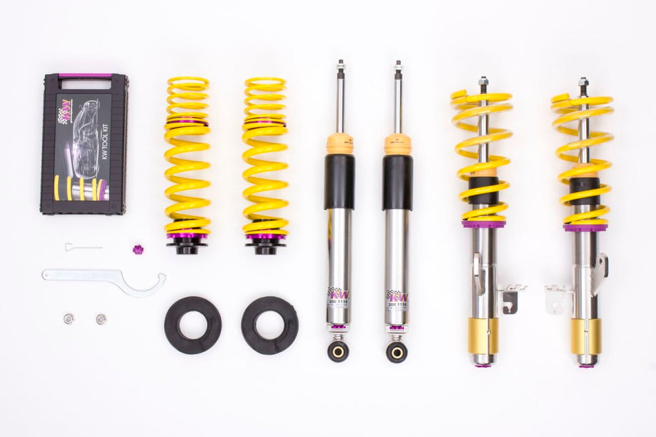 KW Gewindefahrwerk V3 InoX mit einstellbarer Druck- und Zug-stufendämpfung BMW 3er F30/F31/F80 24