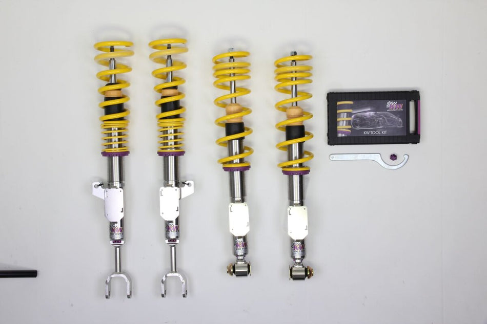 KW Gewindefahrwerk V3 InoX mit einstellbarer Druck- und Zug-stufendämpfung BMW 5er F10/F11/F18