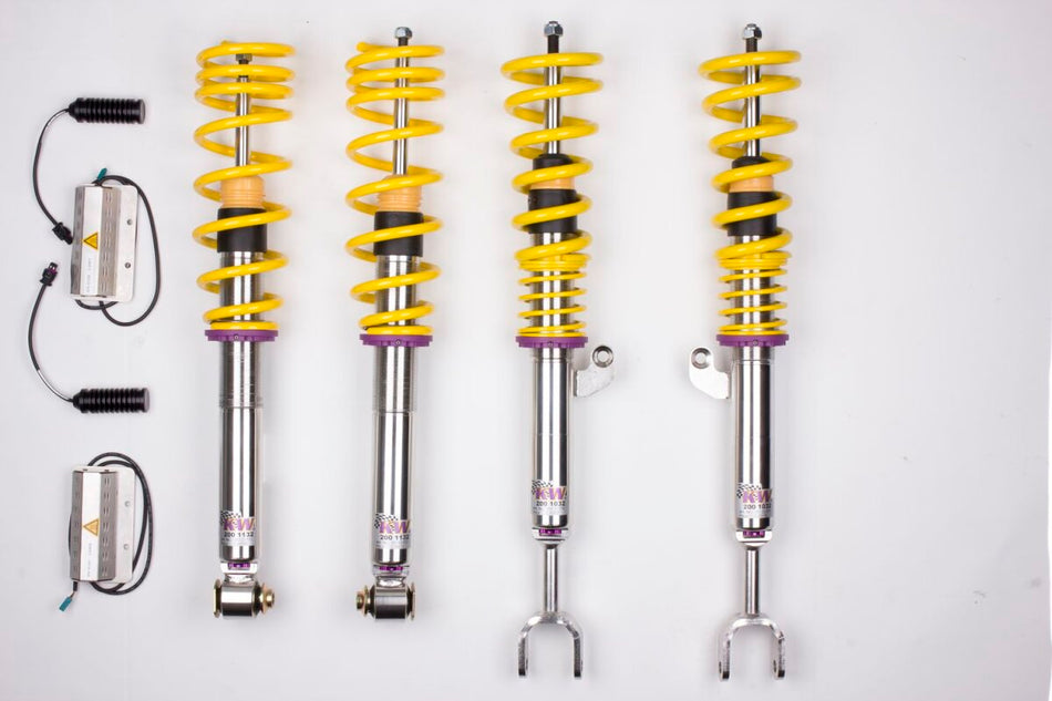 KW Gewindefahrwerk V3 InoX mit einstellbarer Druck- und Zug-stufendämpfung BMW 5er M5 F10 1