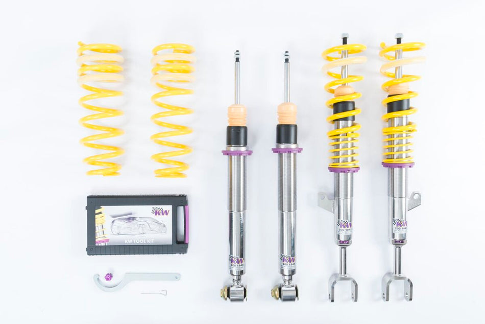 KW Gewindefahrwerk V3 InoX mit einstellbarer Druck- und Zug-stufendämpfung BMW 5er G30/G31