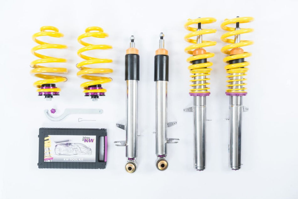 KW Gewindefahrwerk V3 InoX mit einstellbarer Druck- und Zug-stufendämpfung BMW X5 F15