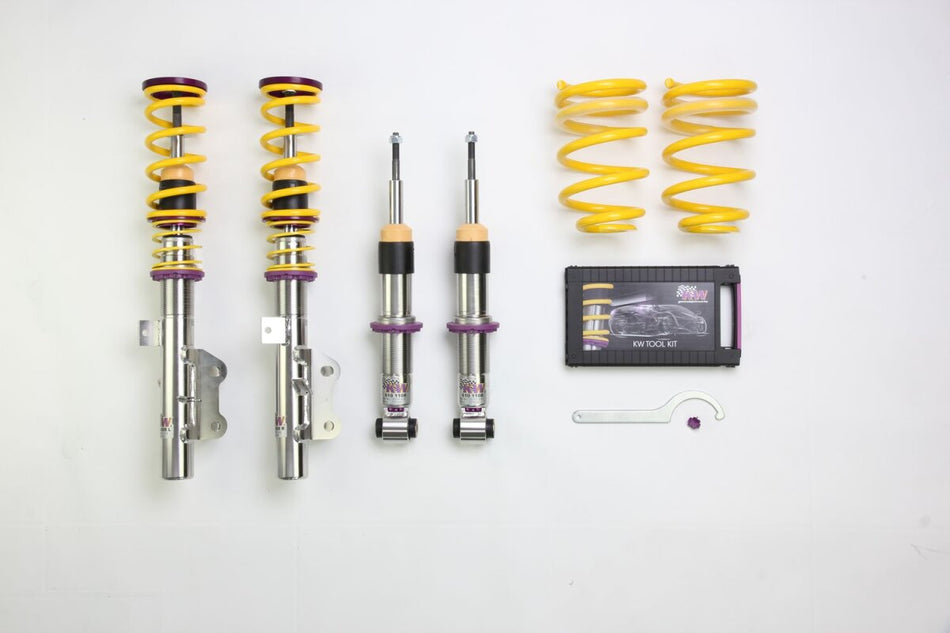 KW Gewindefahrwerk V3 InoX mit einstellbarer Druck- und Zug-stufendämpfung Chevrolet Camaro 1