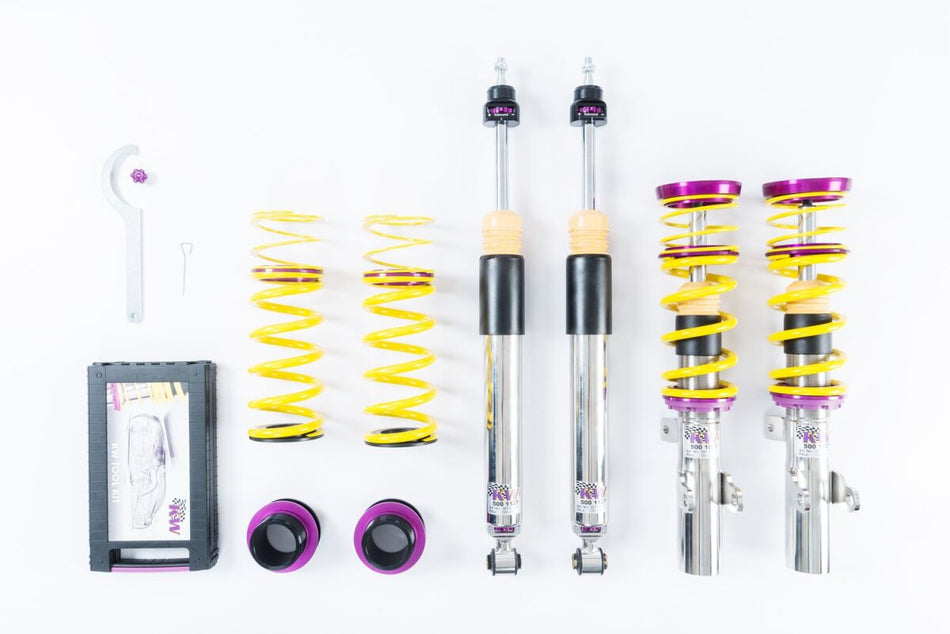 KW Gewindefahrwerk V3 InoX mit einstellbarer Druck- und Zug-stufendämpfung Honda Civic Type R