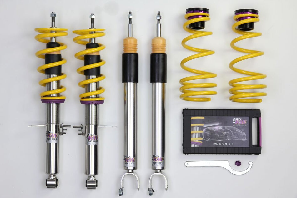 KW Gewindefahrwerk V3 InoX mit einstellbarer Druck- und Zug-stufendämpfung Infiniti G37
