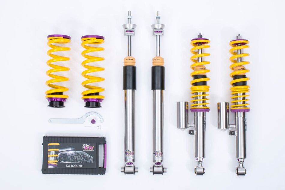 KW Gewindefahrwerk V3 InoX mit einstellbarer Druck- und Zug-stufendämpfung Lexus IS250/220D 1