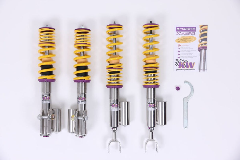 KW Gewindefahrwerk V3 InoX mit einstellbarer Druck- und Zug-stufendämpfung Mitsubishi EVO VII