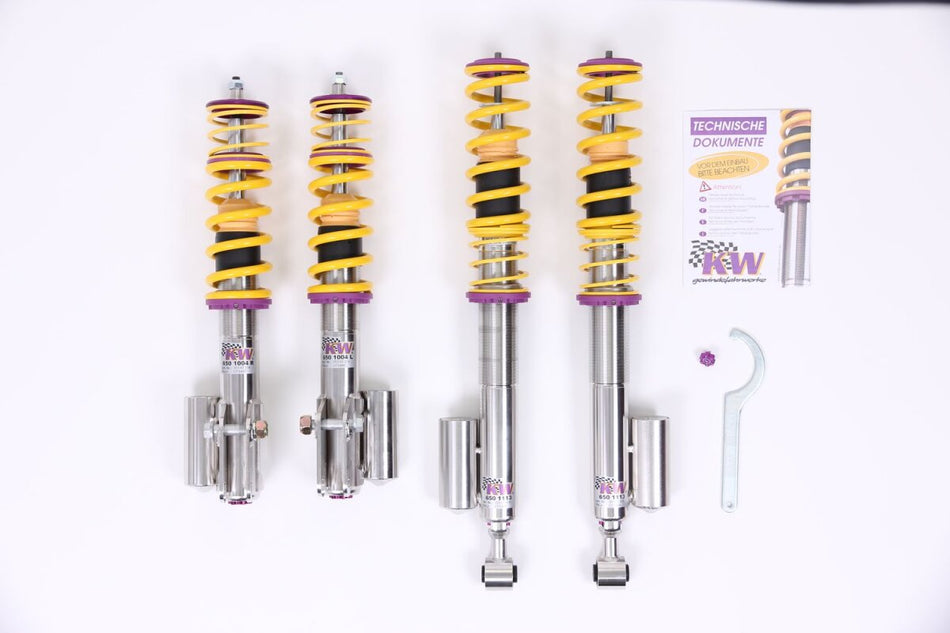 KW Gewindefahrwerk V3 InoX mit einstellbarer Druck- und Zug-stufendämpfung Mitsubishi EVO X