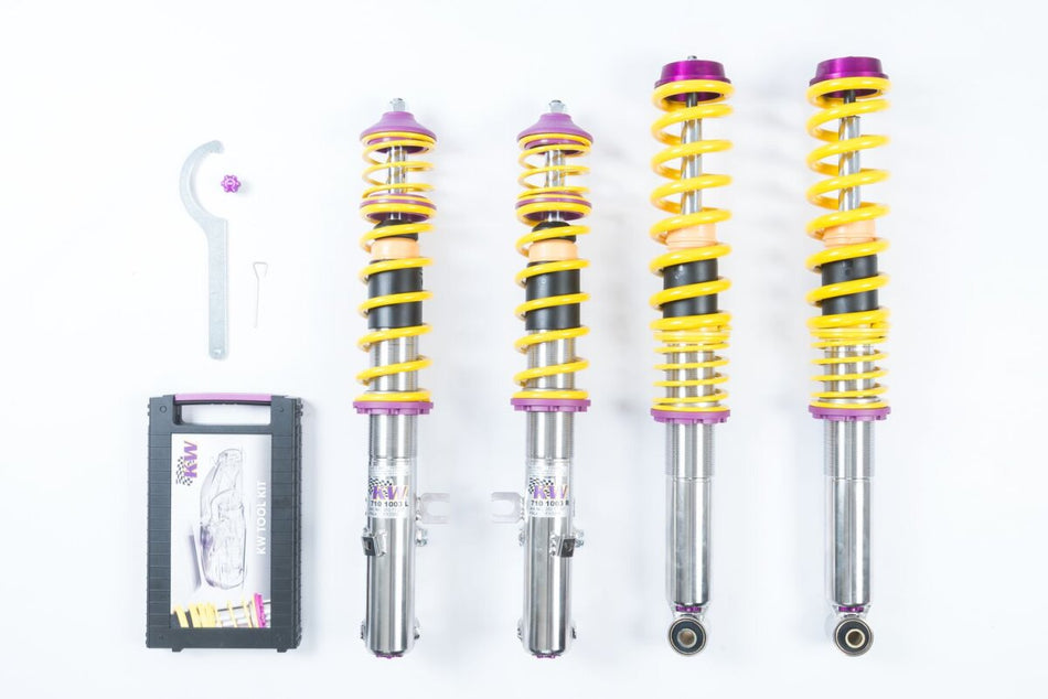 KW Gewindefahrwerk V3 InoX mit einstellbarer Druck- und Zug-stufendämpfung Porsche 911 19