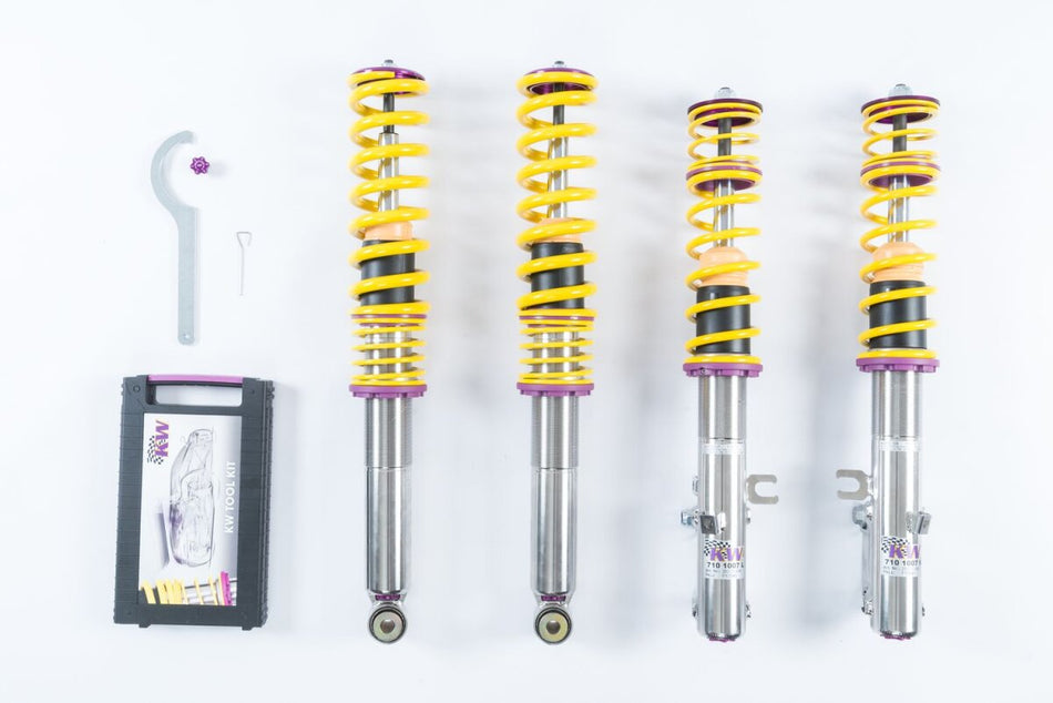 KW Gewindefahrwerk V3 InoX mit einstellbarer Druck- und Zug-stufendämpfung Porsche 911 21